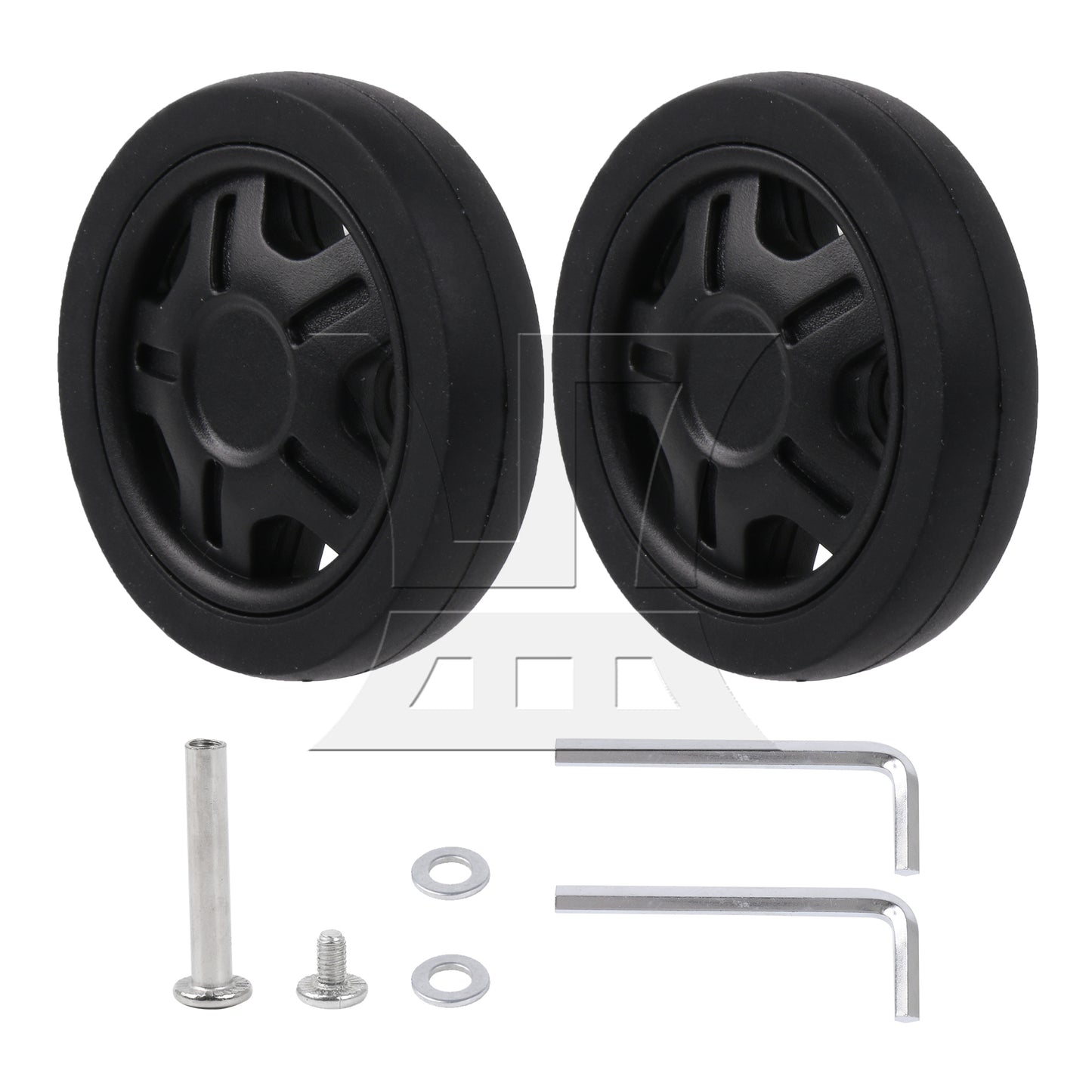 BQLZR 2Pieces Luggage Wheel 2.01"x0.43" Repair Hardware Replacement for Fj-51-11#