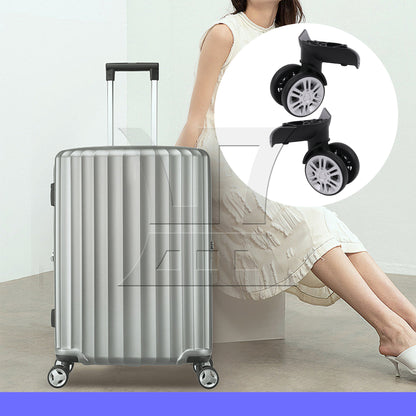 BQLZR 1 Pair Luggage Part Suitcase Wheels Rollers 360 Degree Rotate 3.46 Inch 603T