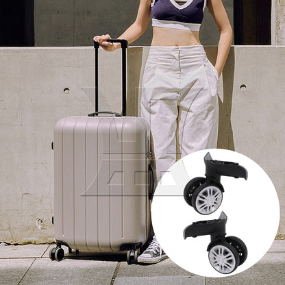 BQLZR 1 Pair Luggage Part Suitcase Wheels Rollers 360 Degree Rotate 3.46 Inch 603T