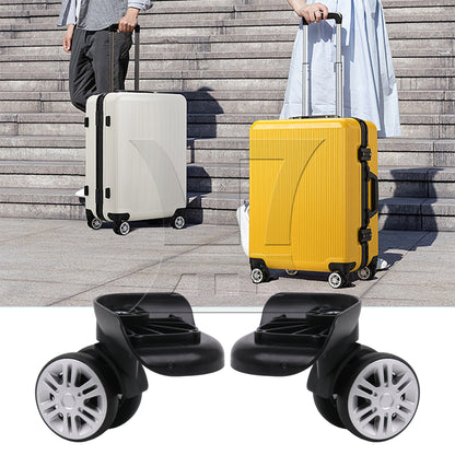 BQLZR 1 Pair Luggage Part Suitcase Wheels Rollers 360 Degree Rotate 3.46 Inch 603T
