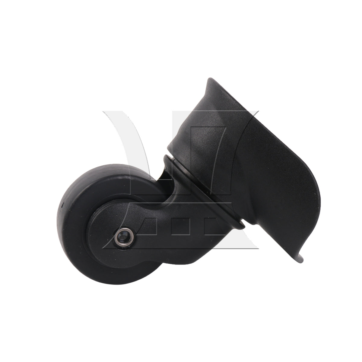 BQLZR 2 Pieces 3.62" Height Replacement Luggage Wheels Plastic Rollers W185 Black