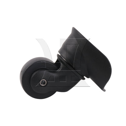 BQLZR 2 Pieces 3.62" Height Replacement Luggage Wheels Plastic Rollers W185 Black