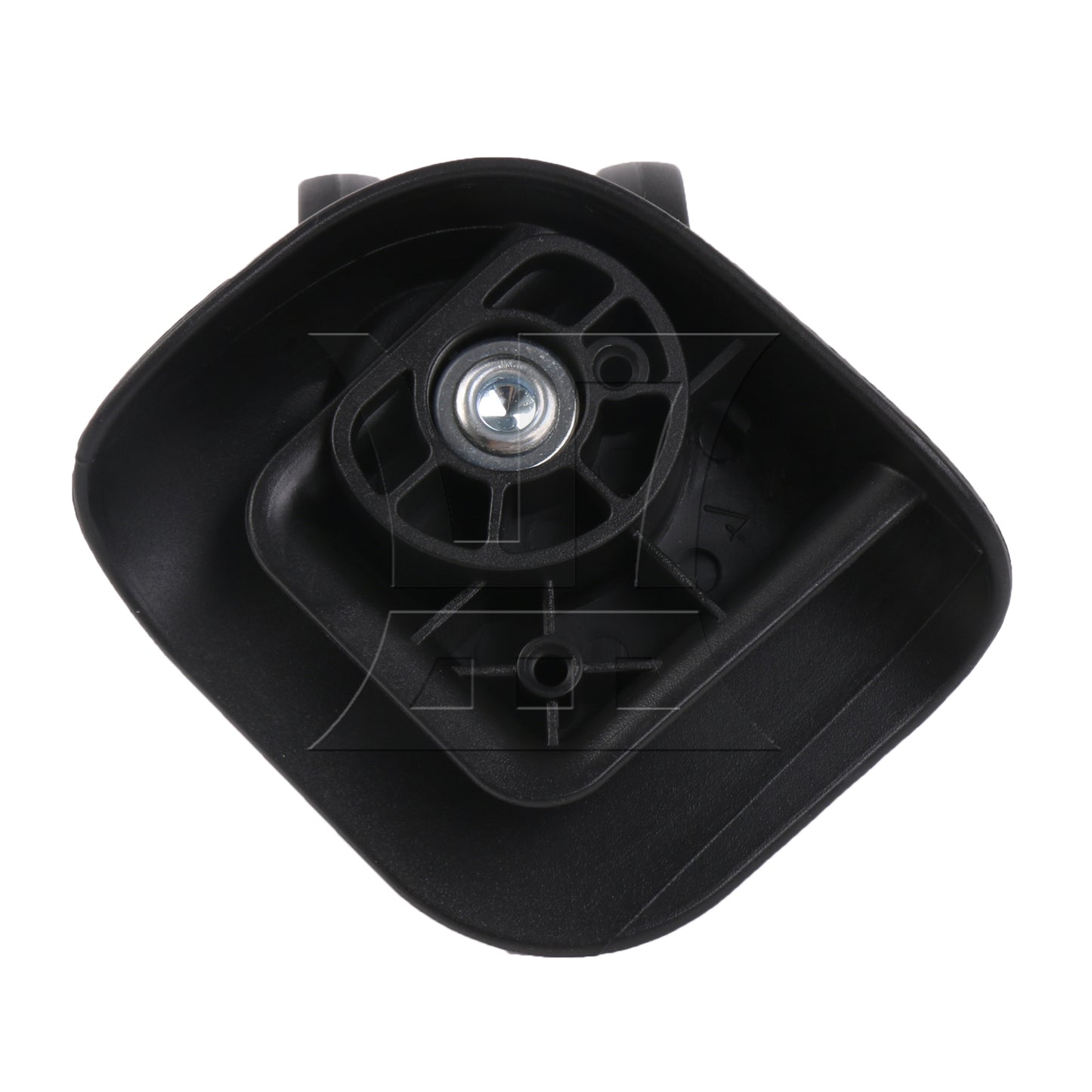 BQLZR 2 Pieces Replacement Luggage Wheel Plastic Roller 3.31" W208 Black w/ Screws