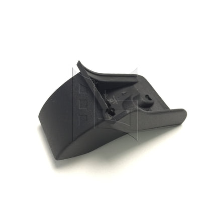BQLZR 2 Pieces Black Luggage Bracket Side Feet Holders 1.18 Inch Z017 with Screws