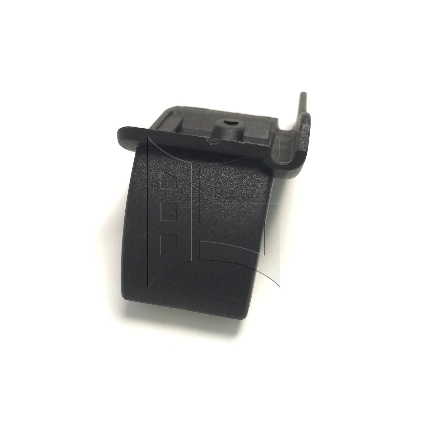 BQLZR 2 Pieces Black Luggage Bracket Side Feet Holders 1.18 Inch Z017 with Screws