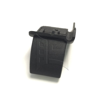 BQLZR 2 Pieces Black Luggage Bracket Side Feet Holders 1.18 Inch Z017 with Screws