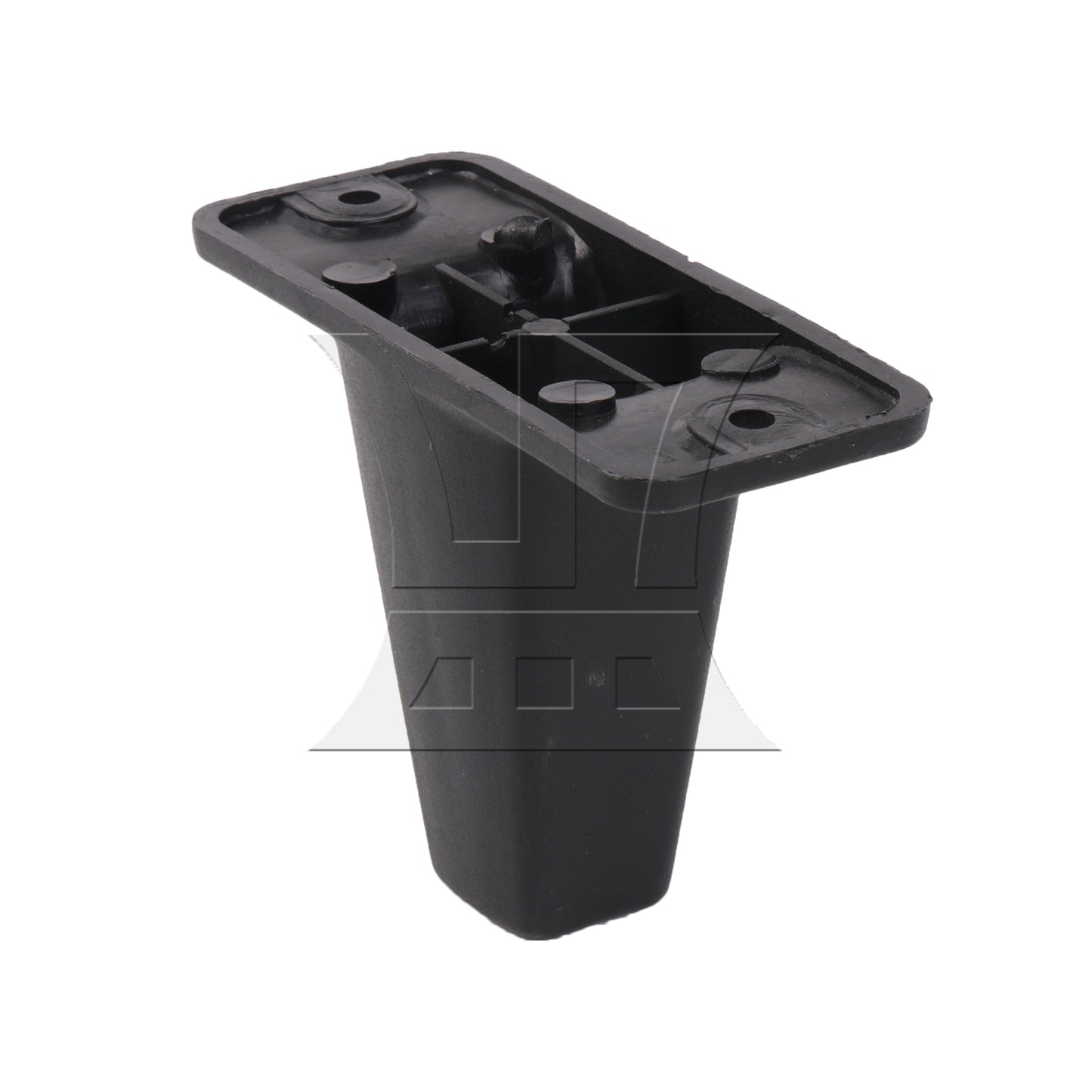 BQLZR 2 Pieces Luggage Bracket Side Feet Baggage Stud Foot Pad 2.95 Inch Z018 Black