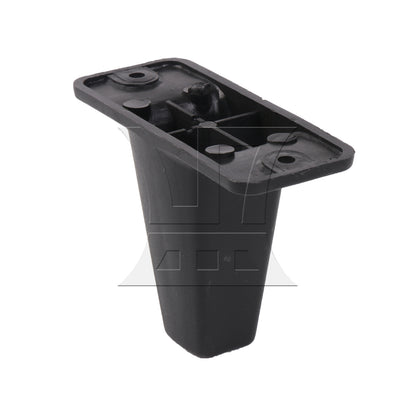 BQLZR 2 Pieces Luggage Bracket Side Feet Baggage Stud Foot Pad 2.95 Inch Z018 Black