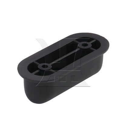 BQLZR Travel Luggage Suitcase Bracket Side Stud Feet 1.14" Hole Spacing Black D Type