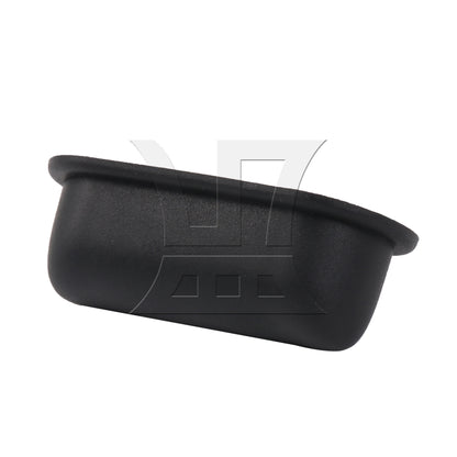 BQLZR Travel Luggage Suitcase Bracket Side Stud Feet 1.14" Hole Spacing Black D Type