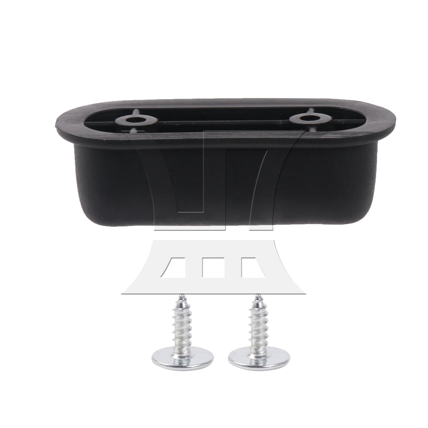 BQLZR Travel Luggage Suitcase Bracket Side Stud Feet 1.14" Hole Spacing Black D Type
