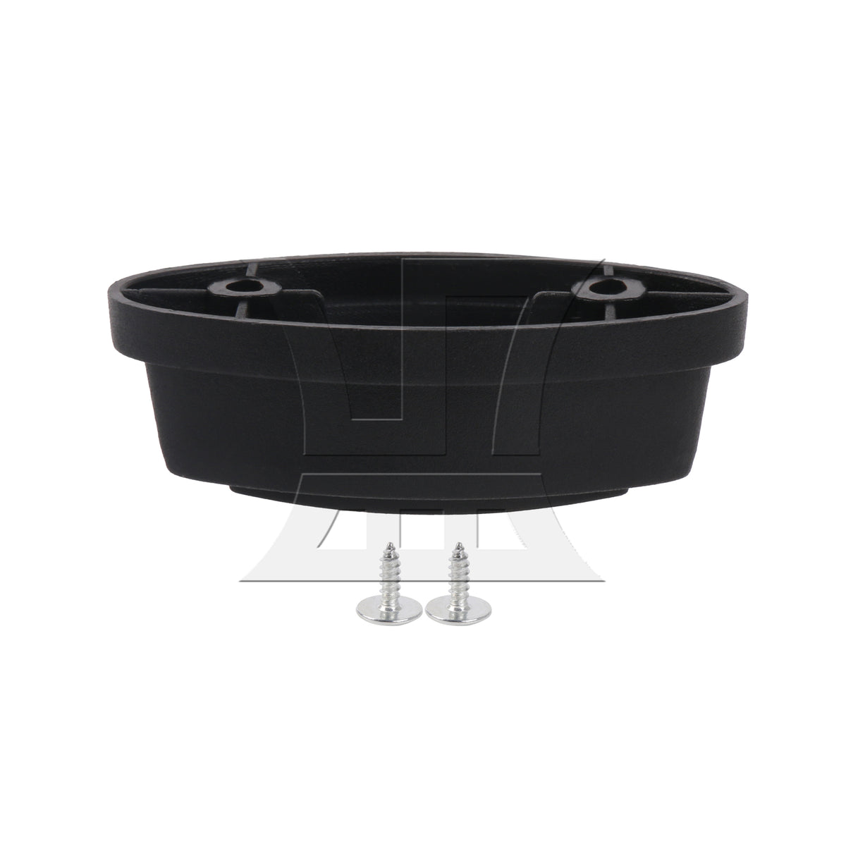 BQLZR Plastic Luggage Feet for Suitcase Stand 1.18 Inch Hole Spacing Black E Type