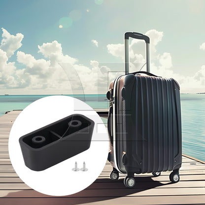 BQLZR Travel Luggage Bracket Side Stud Feet Pad 0.89 Inch Hole F Type with Screws
