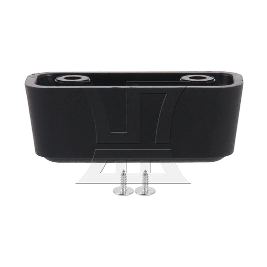 BQLZR Travel Luggage Bracket Side Stud Feet Pad 0.89 Inch Hole F Type with Screws
