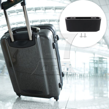 BQLZR Travel Luggage Bracket Side Stud Feet Pad 0.89 Inch Hole F Type with Screws