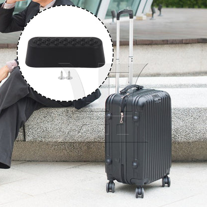 BQLZR Travel Luggage Suitcase Bracket Side Stud Feet 1.18 Inch Hole Spacing Black