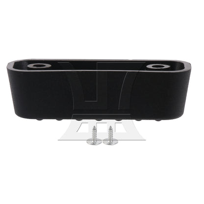 BQLZR Travel Luggage Suitcase Bracket Side Stud Feet 1.18 Inch Hole Spacing Black