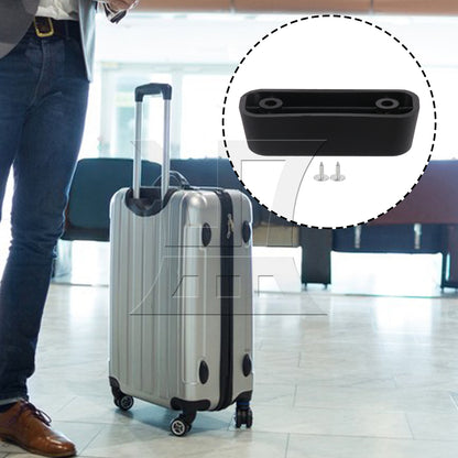 BQLZR Travel Luggage Suitcase Bracket Side Stud Feet 1.18 Inch Hole Spacing Black