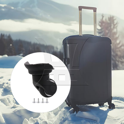 BQLZR Luggage Wheel Suitcase Caster Roller 3.54" Height W013 Left with Screws Set