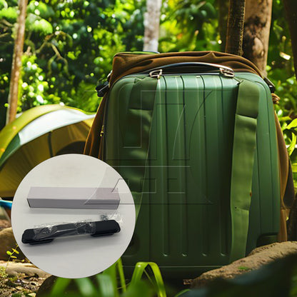 BQLZR Black Suitcase Luggage Handle Plastic Pull Grip 200 mm Length B128 w/ Screws
