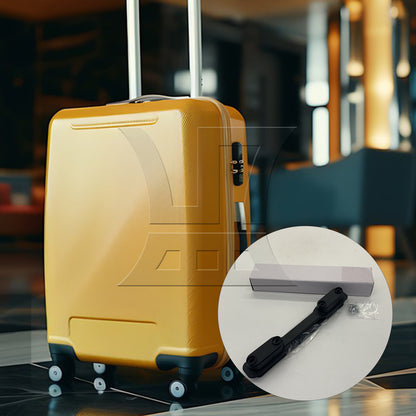 BQLZR Black Suitcase Luggage Handle Plastic Pull Grip 200 mm Length B128 w/ Screws