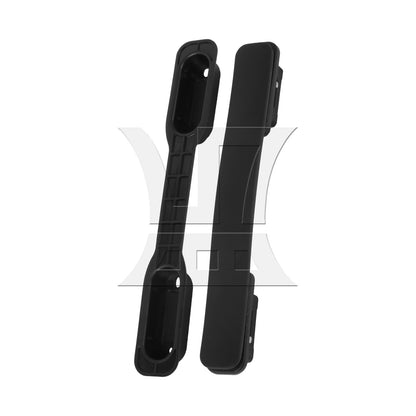 BQLZR Black Suitcase Luggage Handle Plastic Pull Grip 200 mm Length B128 w/ Screws