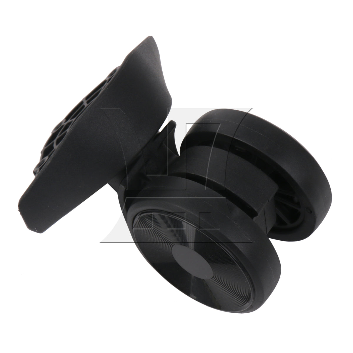 BQLZR 2 Pieces Luggage Swivel Wheels Travel Suitcase Casters 3.54" JL-05 Black Kit