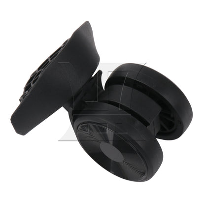 BQLZR 2 Pieces Luggage Swivel Wheels Travel Suitcase Casters 3.54" JL-05 Black Kit