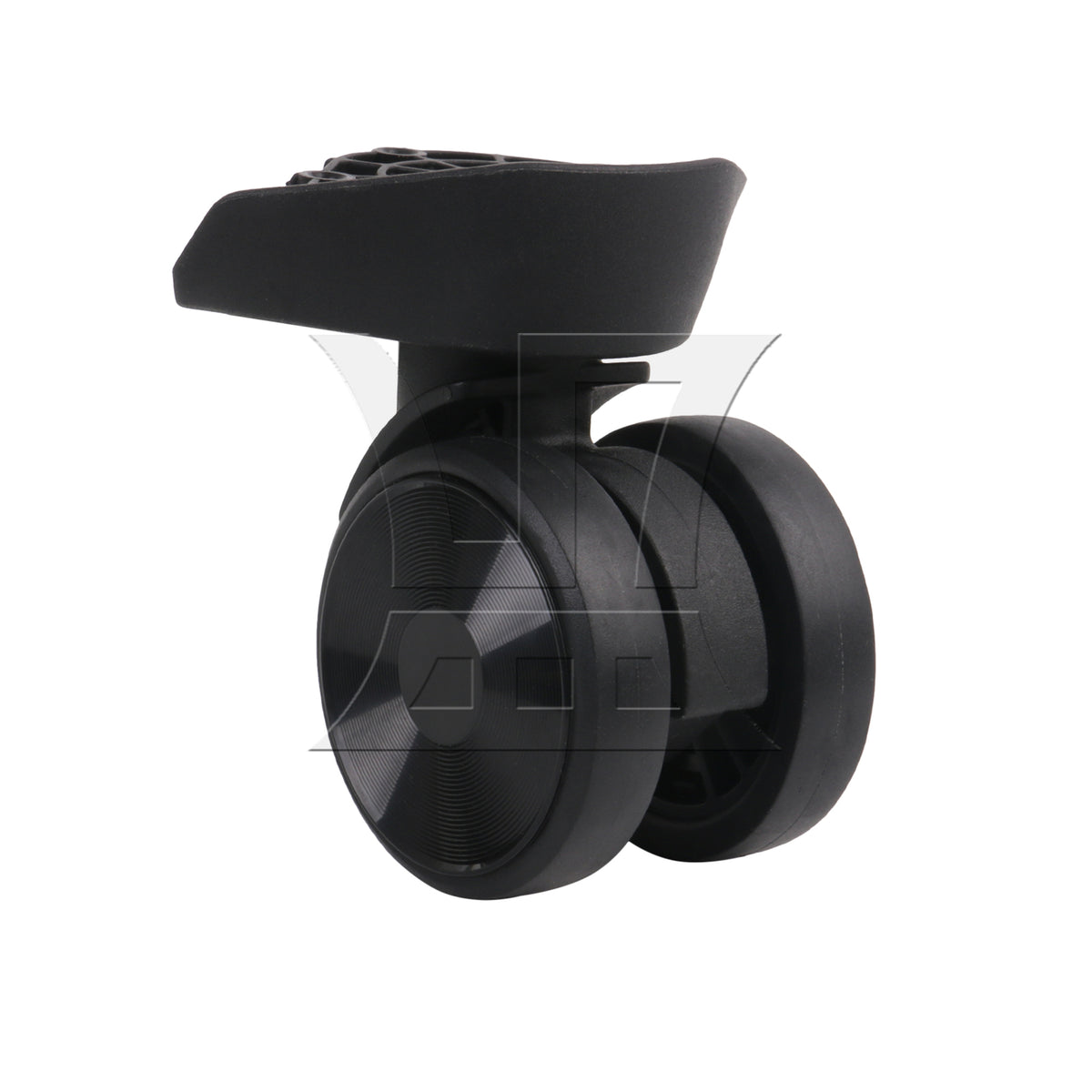 BQLZR 2 Pieces Luggage Swivel Wheels Travel Suitcase Casters 3.54" JL-05 Black Kit