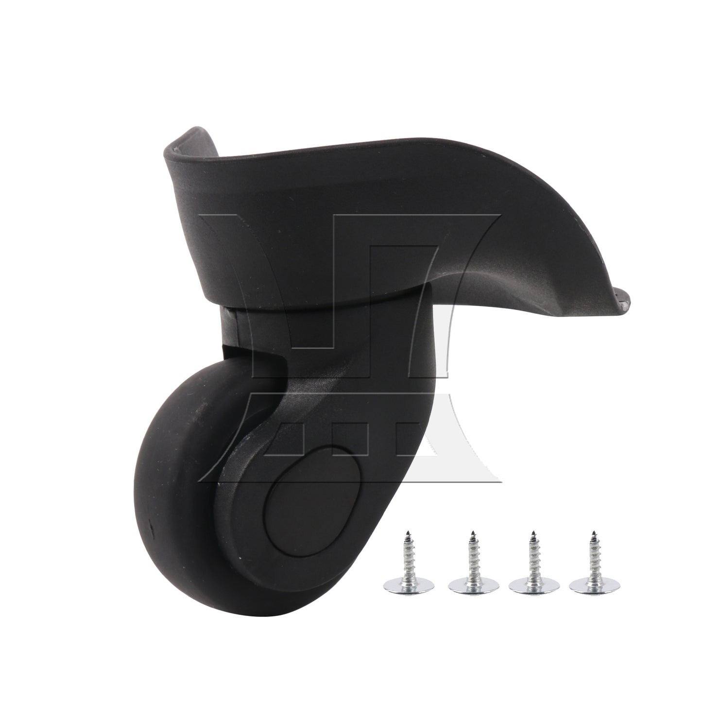 BQLZR Plastic Wheel Caster for Luggage 3.58 Inches Height W041 Left w/ Screws Set