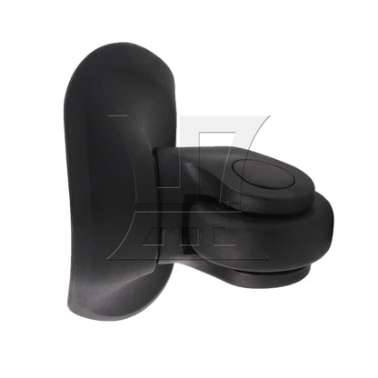 BQLZR Plastic Wheel Caster for Luggage 3.58 Inches Height W041 Left w/ Screws Set