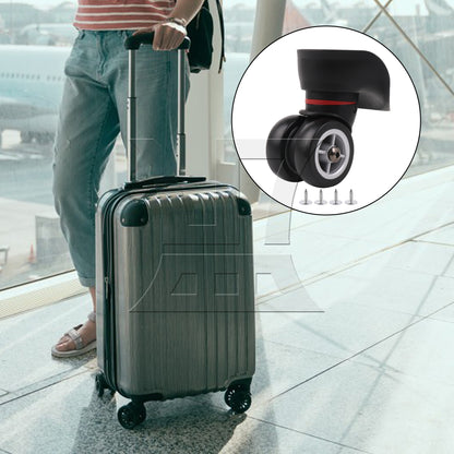 BQLZR Travel Luggage Wheel Suitcase Caster Roller 3.94 Inch W042 Left w/ Screw Set