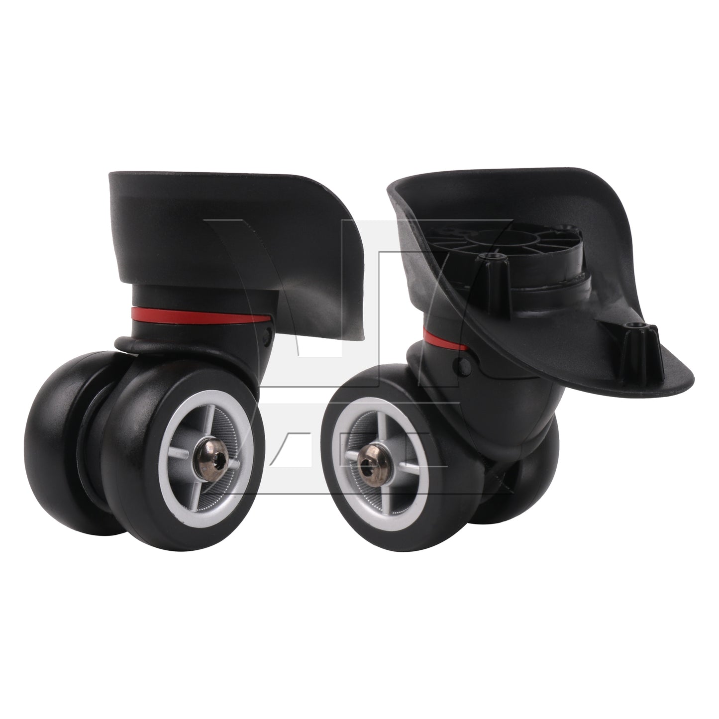 BQLZR Travel Luggage Wheel Suitcase Caster Roller 3.94 Inch W042 Left w/ Screw Set