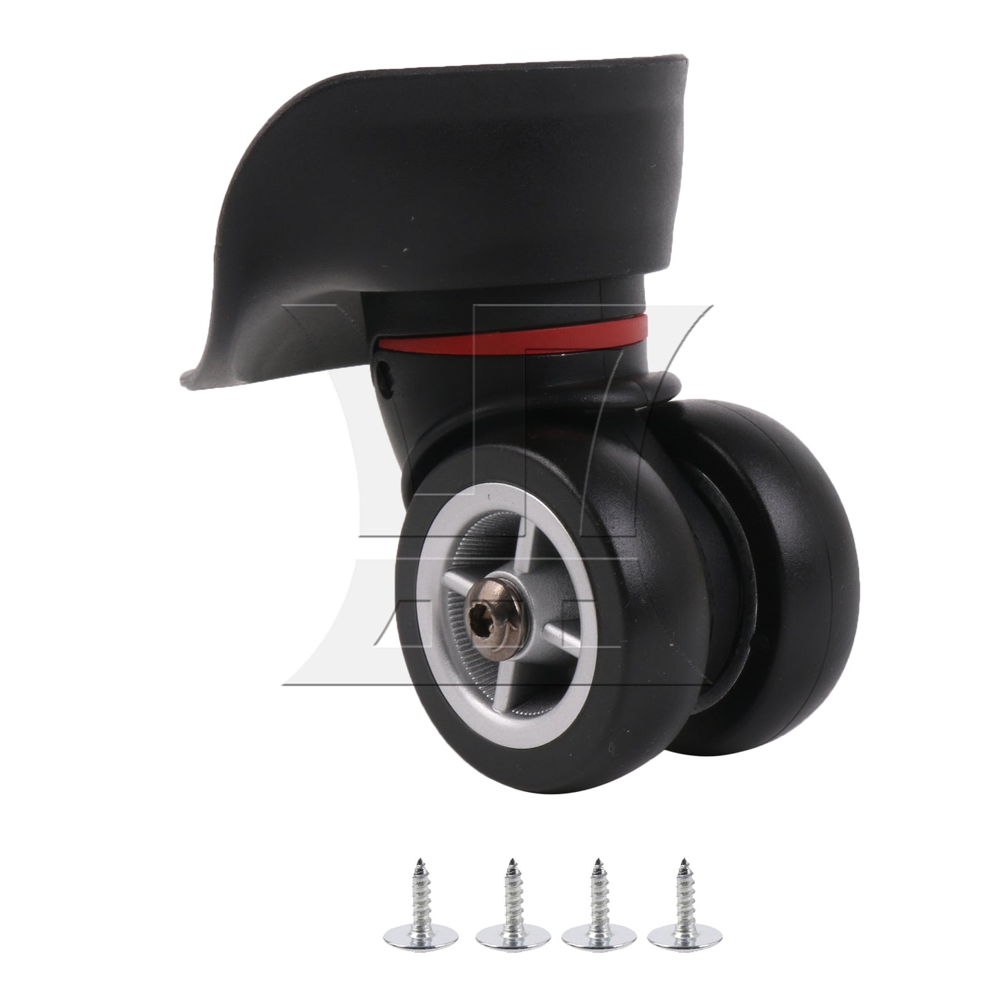 BQLZR Right Luggage Wheel Suitcase Caster for Travel 3.94 Inch Height W042 Black Set