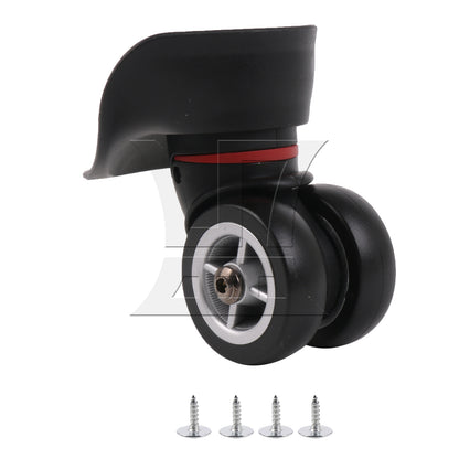 BQLZR Right Luggage Wheel Suitcase Caster for Travel 3.94 Inch Height W042 Black Set