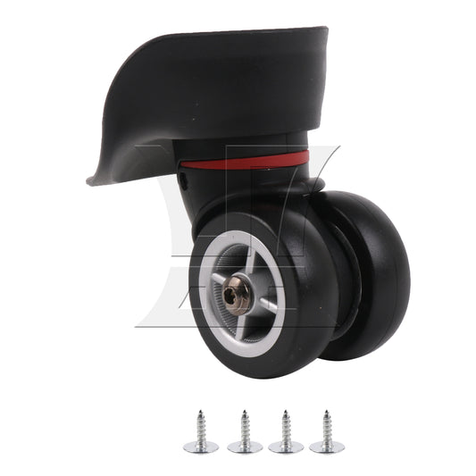 BQLZR Right Luggage Wheel Suitcase Caster for Travel 3.94 Inch Height W042 Black Set