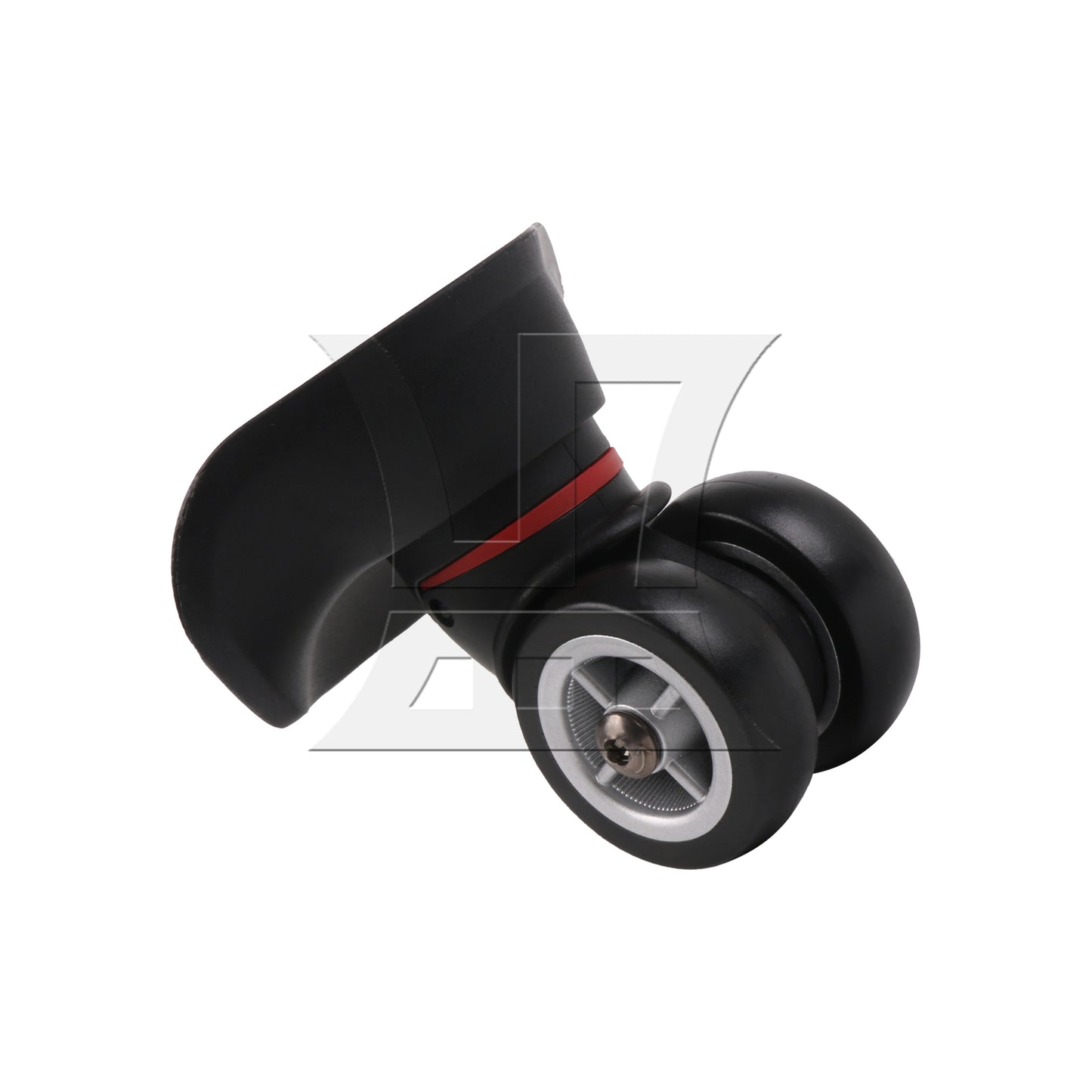 BQLZR Black Luggage Wheel Replacement Roller 3.94" Height W042 Left w/ Screws Set