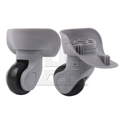 BQLZR Grey Plastic Wheel Caster for Luggage 3.62" Height W041 Left with Screws Set