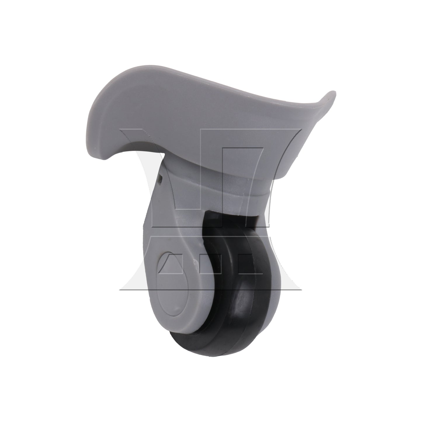 BQLZR Grey Plastic Wheel Caster for Luggage 3.62" Height W041 Left with Screws Set