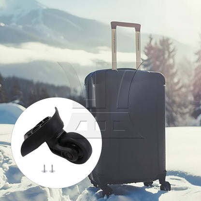 BQLZR Travel Luggage Wheel Suitcase Caster Roller 3.23 Inch W237 Black w/ Screws Set