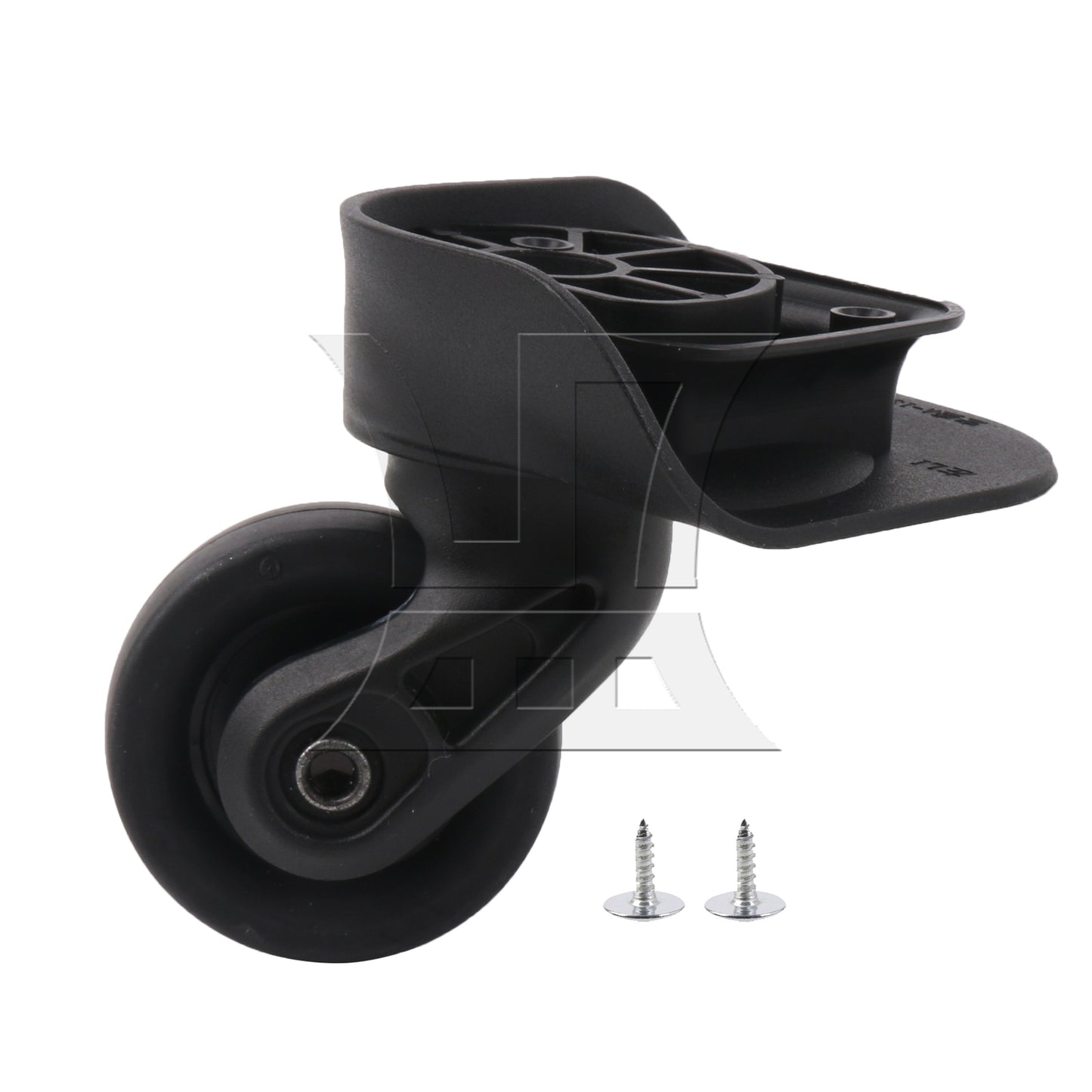 BQLZR Travel Luggage Wheel Suitcase Caster Roller 3.23 Inch W237 Black w/ Screws Set