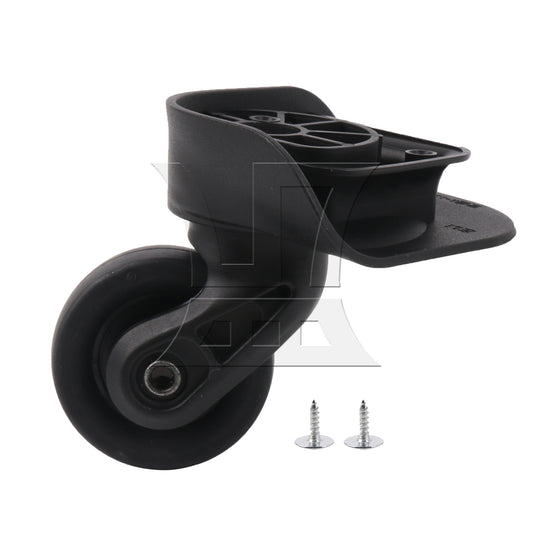 BQLZR Travel Luggage Wheel Suitcase Caster Roller 3.23 Inch W237 Black w/ Screws Set