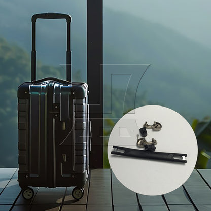 BQLZR 1pc Suitcase Handle 20cm 115B Series B005 Black for Suitcase Handles Luggage Handles