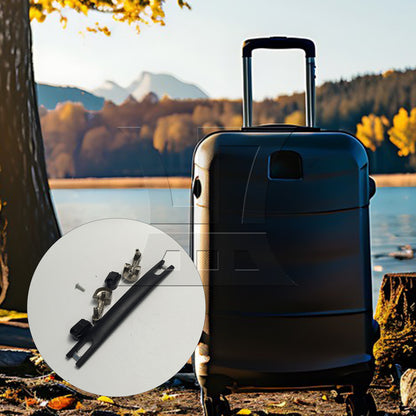 BQLZR 1pc Suitcase Handle 20cm 115B Series B005 Black for Suitcase Handles Luggage Handles
