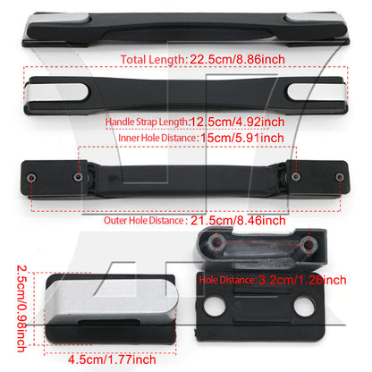 BQLZR 1pc Suitcase Handle 12.5cm 115B Series B019 Black for Suitcase Handles Luggage Handles