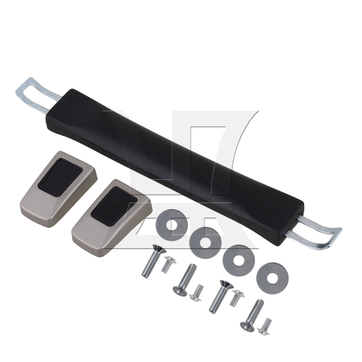 BQLZR 1pc Luggage Handle Replacement 15.5cm 115B Series B014 Black for Suicase