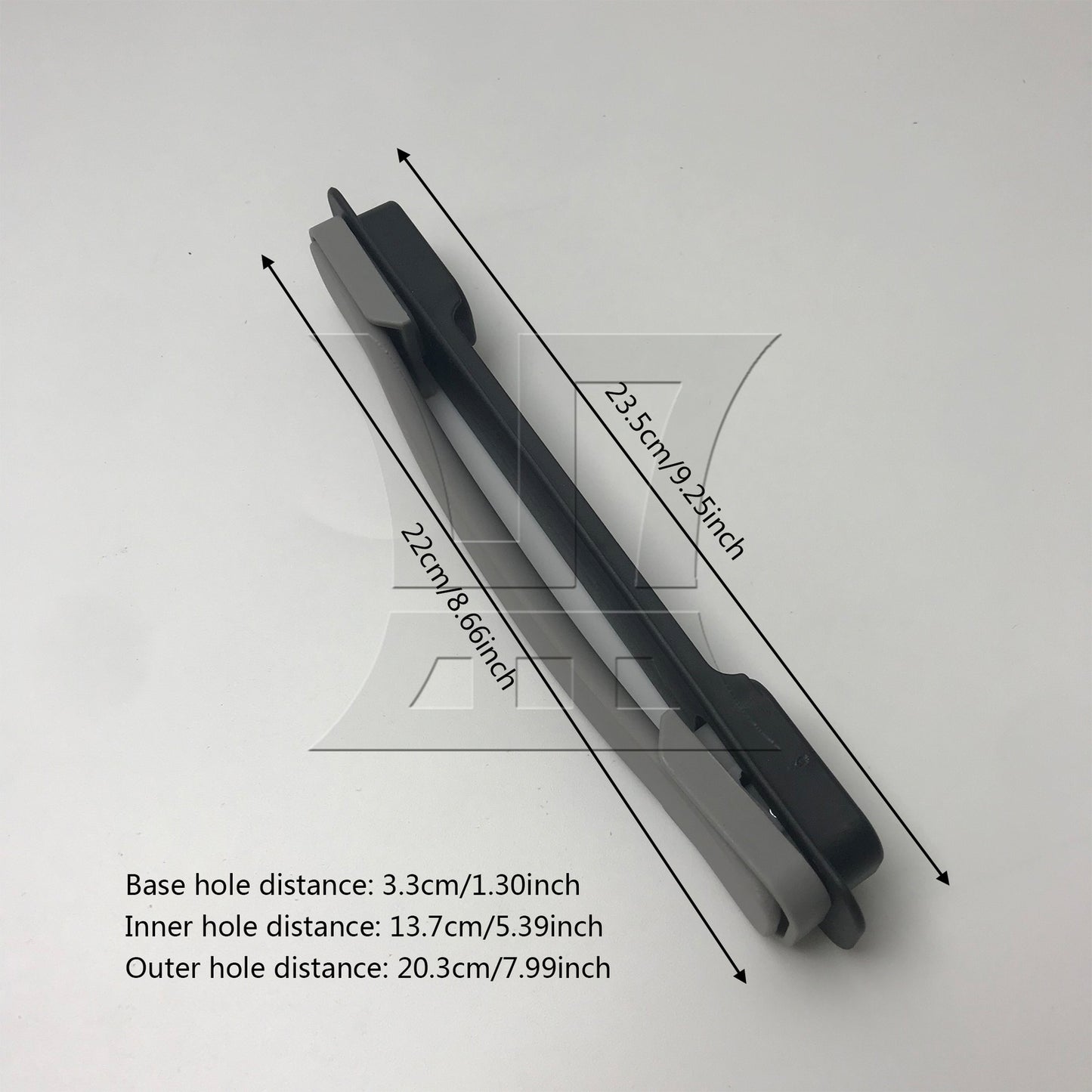BQLZR 1pc Suitcase Handle 22cm 115B Series B112 Grey for Suitcase Handle Gift Box Handle