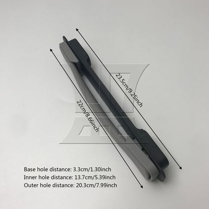 BQLZR 1pc Suitcase Handle 22cm 115B Series B112 Grey for Suitcase Handle Gift Box Handle