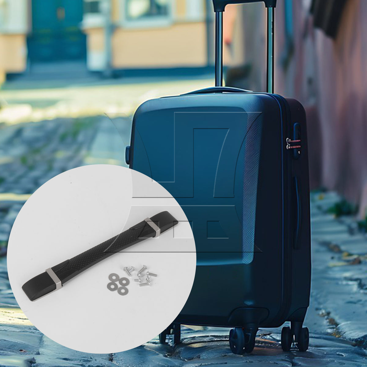 BQLZR 1pc Suitcase Handle 26.5cm 115B Series B120 Black for Suitcase Handle Gift Box Handle