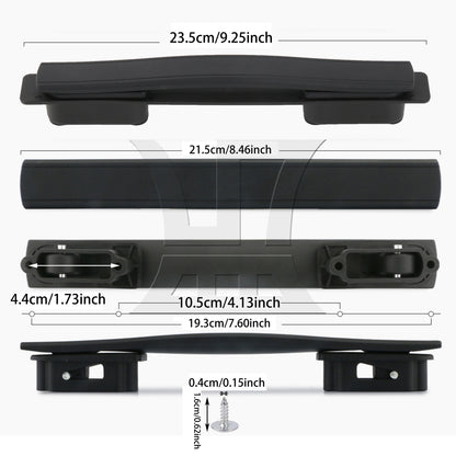BQLZR 1pc Luggage Handle Replacement 21.5cm Black Luggage Handle Replacement Accessories